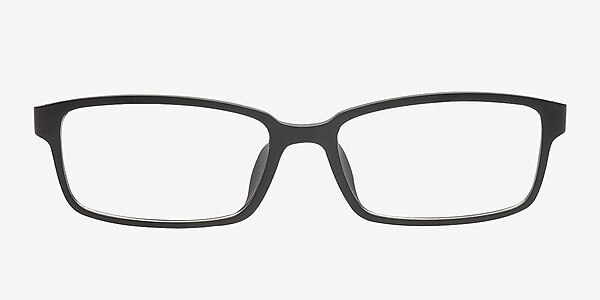 Caeavu Black Plastic Eyeglass Frames