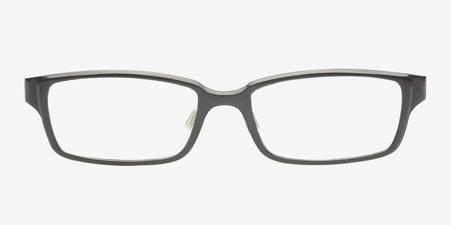 Andres Black PlasticEyeglass Frames from EyeBuyDirect, Front View