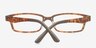 Andres Tortoise PlasticEyeglass Frames from EyeBuyDirect, Closed View