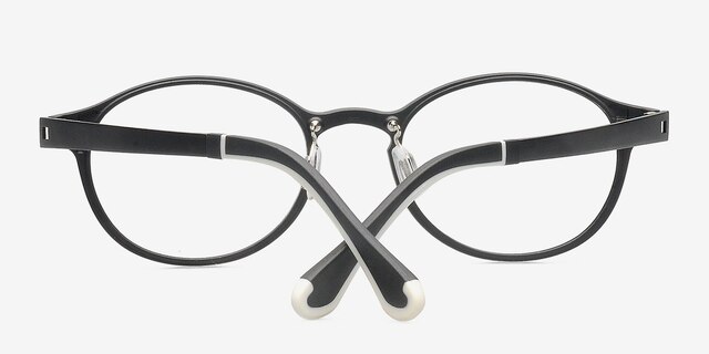Darcy Black PlasticEyeglass Frames from EyeBuyDirect, Closed View
