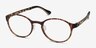 Darcy Tortoise PlasticEyeglass Frames from EyeBuyDirect, Angle View