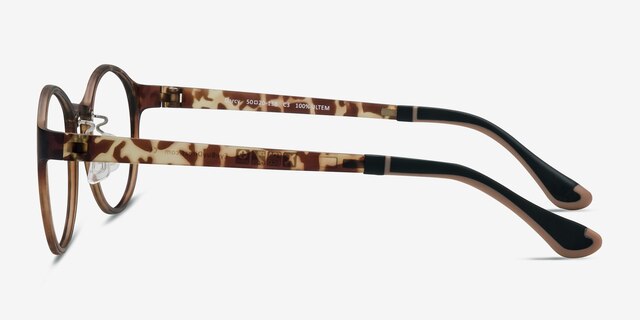 Darcy Tortoise PlasticEyeglass Frames from EyeBuyDirect, Side View