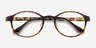 Darcy Tortoise PlasticEyeglass Frames from EyeBuyDirect, Closed View