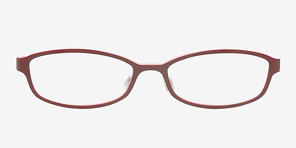 Aleah Burgundy Plastic Eyeglass Frames
