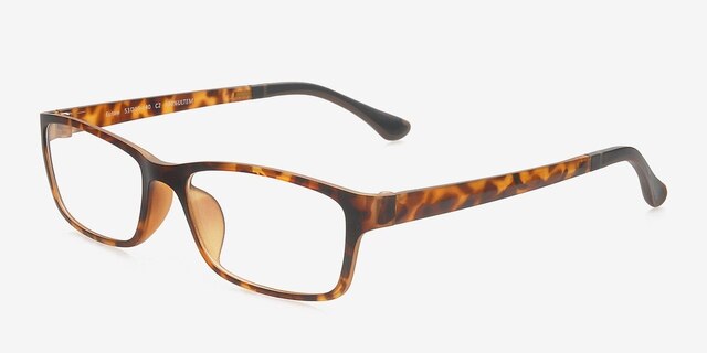 Eutaw Tortoise PlasticEyeglass Frames from EyeBuyDirect, Angle View