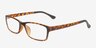 Eutaw Tortoise PlasticEyeglass Frames from EyeBuyDirect, Angle View