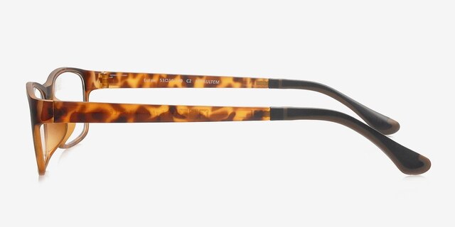 Eutaw Tortoise PlasticEyeglass Frames from EyeBuyDirect, Side View