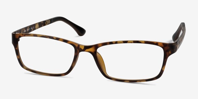 La Paz Tortoise PlasticEyeglass Frames from EyeBuyDirect, Angle View