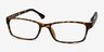 La Paz Tortoise PlasticEyeglass Frames from EyeBuyDirect, Angle View