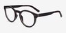 Jungle Striped Dark Wood Eco-friendlyEyeglass Frames from EyeBuyDirect, Angle View