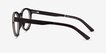 Jungle Striped Dark Wood Mixed WoodEyeglass Frames from EyeBuyDirect, Side View