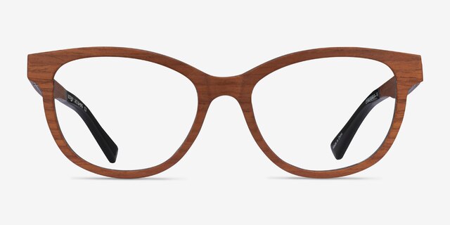 Botany Light Wood Eco-friendlyEyeglass Frames from EyeBuyDirect, Front View