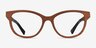 Botany Light Wood Eco-friendlyEyeglass Frames from EyeBuyDirect, Front View