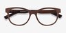 Botany Wood Eco-friendlyEyeglass Frames from EyeBuyDirect, Closed View