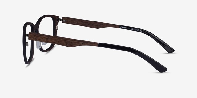 Earth Wood Eco-friendlyEyeglass Frames from EyeBuyDirect, Side View