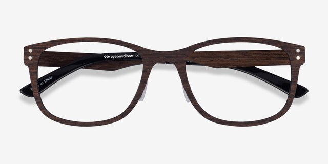Earth Wood Eco-friendlyEyeglass Frames from EyeBuyDirect, Closed View