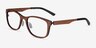 Earth Light Wood Eco-friendlyEyeglass Frames from EyeBuyDirect, Angle View