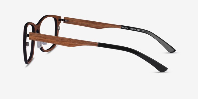 Earth Light Wood Eco-friendlyEyeglass Frames from EyeBuyDirect, Side View