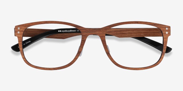 Earth Light Wood Eco-friendlyEyeglass Frames from EyeBuyDirect, Closed View