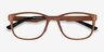 Earth Light Wood Eco-friendlyEyeglass Frames from EyeBuyDirect, Closed View
