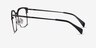Evergreen Gunmetal & Wood Wood-textureEyeglass Frames from EyeBuyDirect, Side View