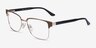 Biome Gold, Black & Wood AcetateEyeglass Frames from EyeBuyDirect, Angle View