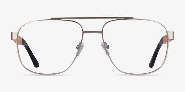 Miramar Matte Silver Eco-friendly Eyeglass Frames