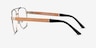 Miramar Gold Eco-friendlyEyeglass Frames from EyeBuyDirect, Side View