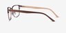 Silva Bronze Wood-textureEyeglass Frames from EyeBuyDirect, Side View