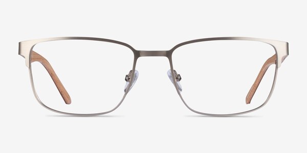 Silva Matte Silver Eco-friendly Eyeglass Frames