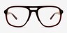 Twig Dark Red AcetateEyeglass Frames from EyeBuyDirect, Front View