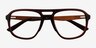 Twig Dark Red AcetateEyeglass Frames from EyeBuyDirect, Closed View