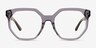 Arboreal Gray AcetateEyeglass Frames from EyeBuyDirect, Front View