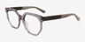 Arboreal Gray AcetateEyeglass Frames from EyeBuyDirect, Angle View