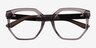 Arboreal Gray AcetateEyeglass Frames from EyeBuyDirect, Closed View