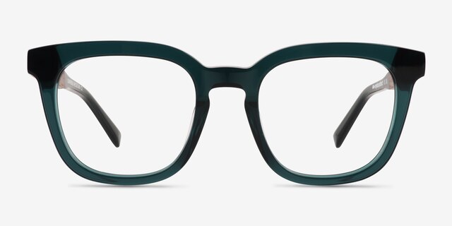 Coniferous Green AcetateEyeglass Frames from EyeBuyDirect, Front View