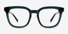 Coniferous Green AcetateEyeglass Frames from EyeBuyDirect, Front View
