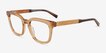 Coniferous Brown AcetateEyeglass Frames from EyeBuyDirect, Angle View