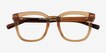 Coniferous Brown AcetateEyeglass Frames from EyeBuyDirect, Closed View
