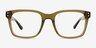 Sumac Green AcetateEyeglass Frames from EyeBuyDirect, Front View