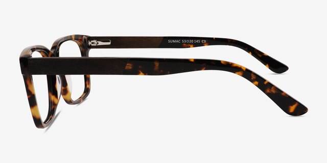 Sumac Tortoise AcetateEyeglass Frames from EyeBuyDirect, Side View