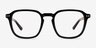 Larch Black AcetateEyeglass Frames from EyeBuyDirect, Front View