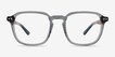 Larch Gray AcetateEyeglass Frames from EyeBuyDirect, Front View