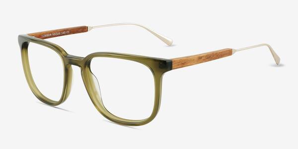 Olive Green Lumber -  Acetate Eyeglasses