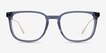 Lumber Blue AcetateEyeglass Frames from EyeBuyDirect, Front View