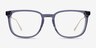 Lumber Blue AcetateEyeglass Frames from EyeBuyDirect, Front View