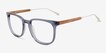 Lumber Blue AcetateEyeglass Frames from EyeBuyDirect, Angle View