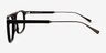 Root Black AcetateEyeglass Frames from EyeBuyDirect, Side View
