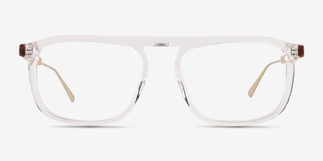Root Clear AcetateEyeglass Frames from EyeBuyDirect, Front View