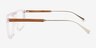 Root Clear AcetateEyeglass Frames from EyeBuyDirect, Side View